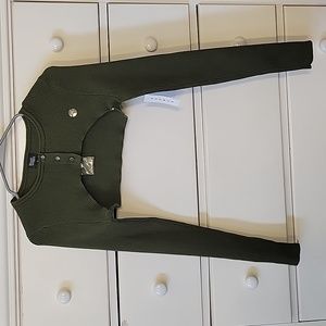 PacSun - Beverly and Beck Olive Green Bolero Shrug sweater NWT - size M